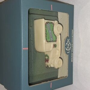 Lenox Holiday Village Car Delivery Van In Box